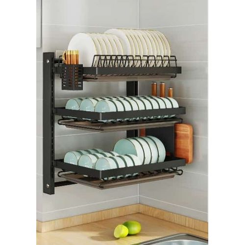 Generic Quality Double Layer Dish Rack/ Drainer With Cover