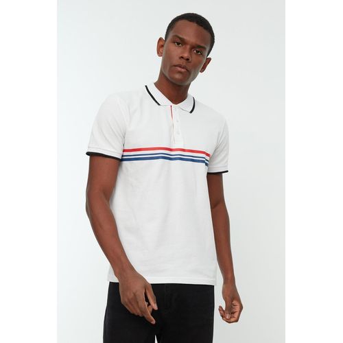 Trendyol Collection Polo T-shirt - White - Slim