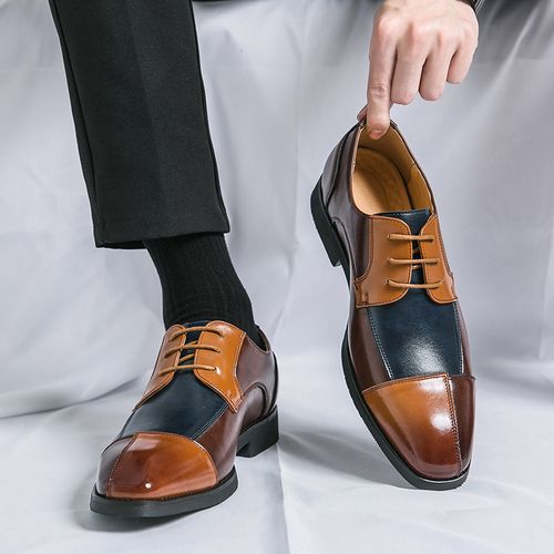 Mens Designer Shoes Big Size 38-48 Oxfords Leather Men Shoes Fashion Casual  Slip On Formal Business Wedding Dress Shoes