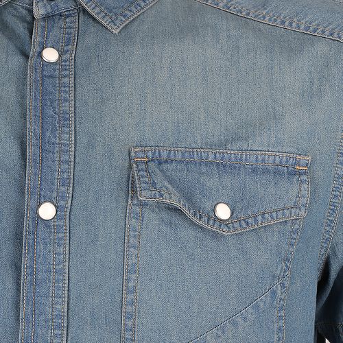 product_image_name-Silver Jeans Co-Men's Denim Short-Sleeve Shirt-3