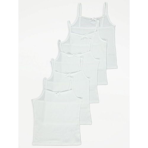 product_image_name-George-5 Piece Girl's Vest - White-1