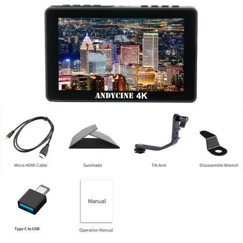 product_image_name-Generic-ANDYCINE A6 Pro 5.5 Touchscreen HDMI Monitor with power Kit-2