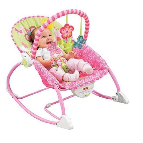 Fisher price online baby bouncer pink