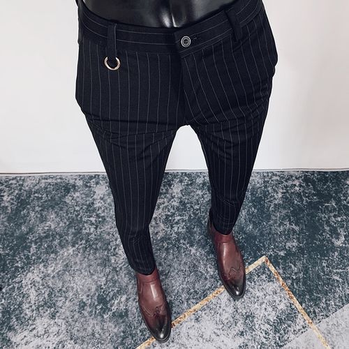 Men's Stripe Trousers | Men's Pinstripe Trousers | Moss Bros
