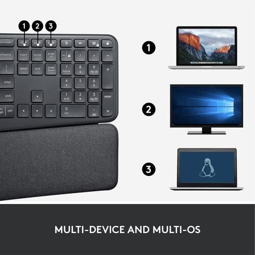 Logitech Ergo Wireless Ergonomic Keyboard - image 3
