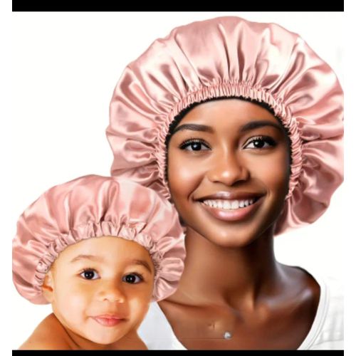 product_image_name-Fashion-Mum and baby Large reversible satin hair bonnet -1