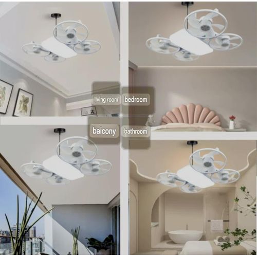 product_image_name-Generic-Remote Controlled Smart Silent Ceiling LED Light Fan-2