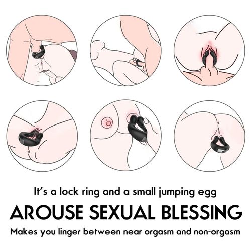 cock ring tongue vibrator delay penis