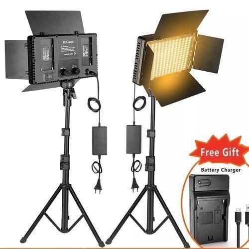 Generic Pro LED 800 Varicolor Professional Photo and Video Light Kit - image 2