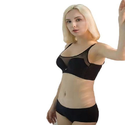 Fashion Silk Thick Section - Antibacterial Underwear Bra + Underwear