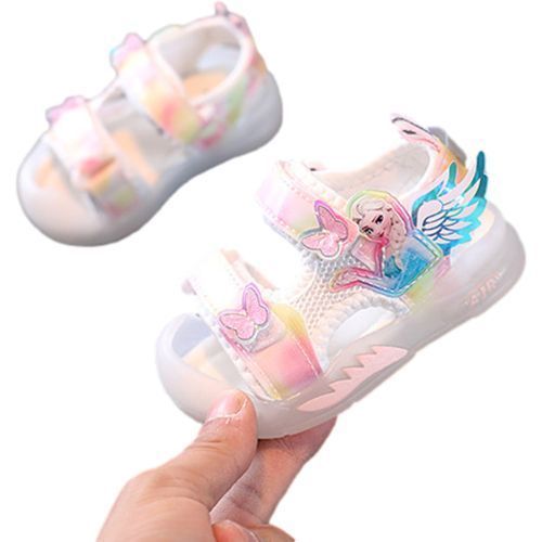 9-10 Years Girls Sandals Glitter Dress Shoes Princess Crystal High Heels  Party Wedding Baby Girl Children's Rhinestone Decoration Princess Shoes  Casual Buckle Sandals Silver - Walmart.com