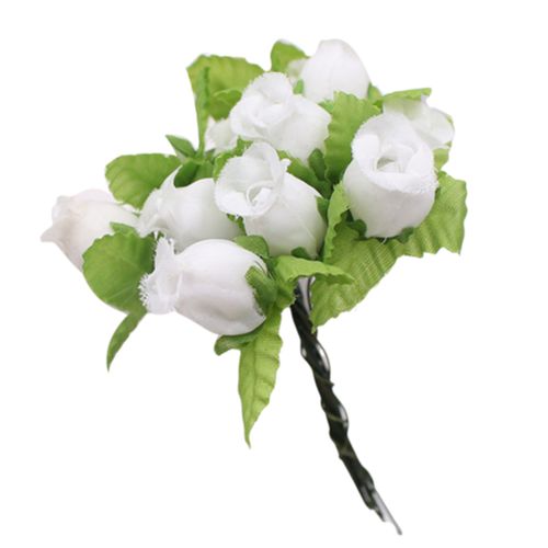 product_image_name-Generic-1 Bouquet Artificial Flower Party Wedding Decor-White Green-1