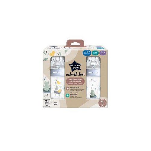 Generic  Natural Start Self Sterilising Bottles Twin Pack (260ml/9oz)