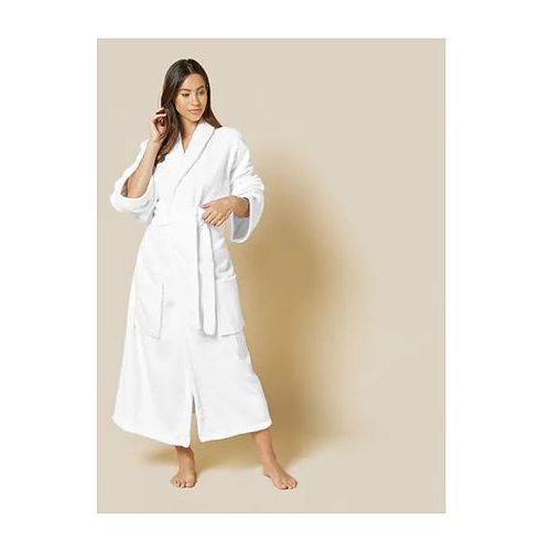 product_image_name-Noon East-Bethany Unisex Cotton Bathrobes Free-Size, White-4