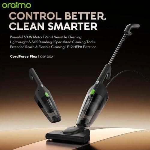 Oraimo Cord-Force Flex Vacuum OSV-252A Corded 550W Super Powerful Suction Stick Smart-Vacuum Cleaner