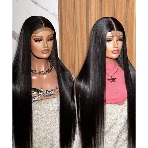 Generic Silky straight wig with closure