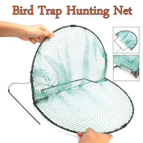 Generic New Bird Net Effective Humane Live Trap Hunting Sensitive Qu