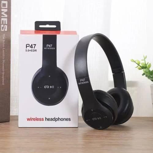 P47 5.0 Wireless Bluetooth Stereo Foldable Headphone, Headset