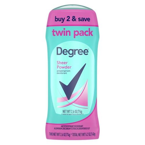 Degree Long Lasting Twin Pack Stick Rool-On