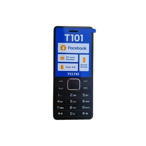 product_image_name-Tecno-T101 Dual Sim Basic Phone 1000mah Battery1.77”GVGA Display-3