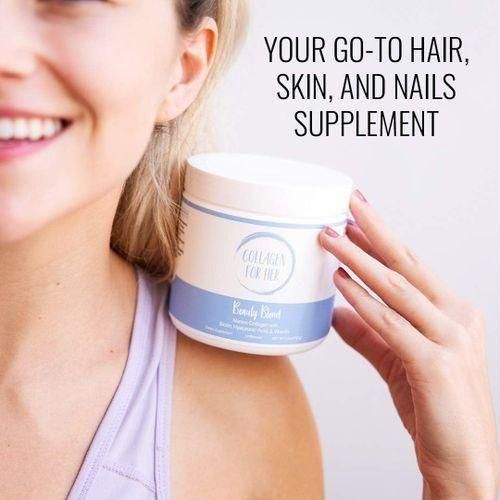 product_image_name-Collagen For Her-Hydrolyzed Collagen Protein Powder, Hyaluronic Acid, Biotin 156g-6