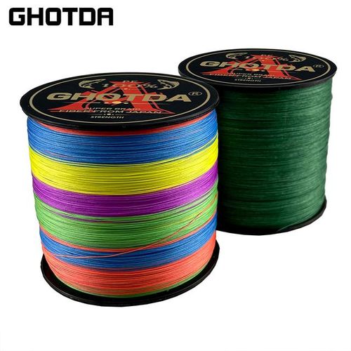 Generic Ghotda Braided Multicolor Fishing Line 9 Strands 300m/500m