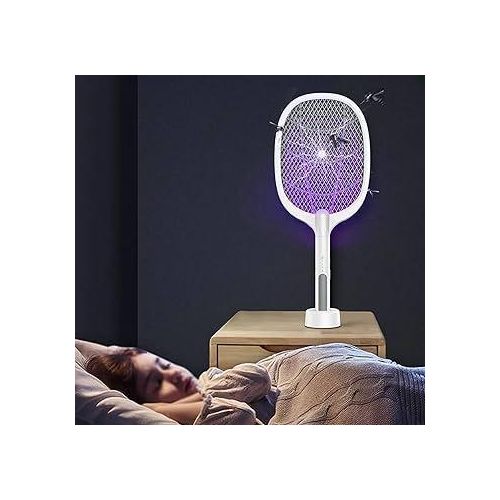 Generic Rechargeable Electric Mosquito Swatter and Trap with a Charging Base - image 3