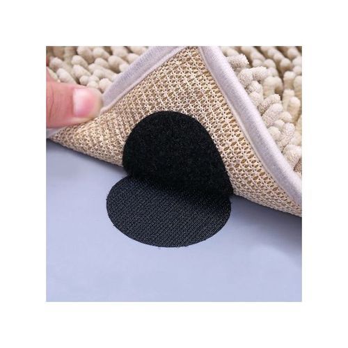 Generic 40mm Round Hook And Loop Adhesive Stickers