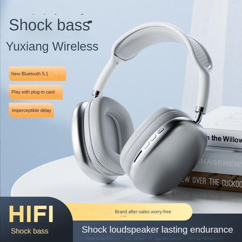 Generic P9 PRO Max Wireless Bluetooth Headset With Mic Noise Cancelling  Headsets Stereo Sound Earphone Sports Gaming Headphones