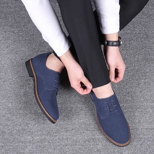 Fashion Mens Suede Martin Brock Martin Boot Bullock Leather Shoe Formal ...