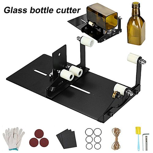 Glass Bottle Cutter Cutting Tool Kits Square & Round Bottle