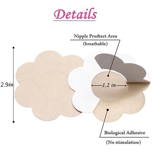 Women's Invisible Breast Lift Tape Bra Nipple Stickers Adhesive