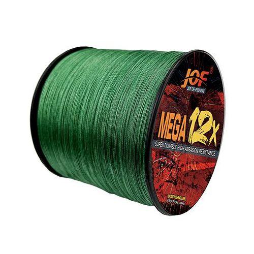 Generic Jof 12 Strands Carp Fishing Line 300m 500m 100m X12 Braided  Multifilament Pe Wire Super Durable Smooth For Surfcasting Tackle