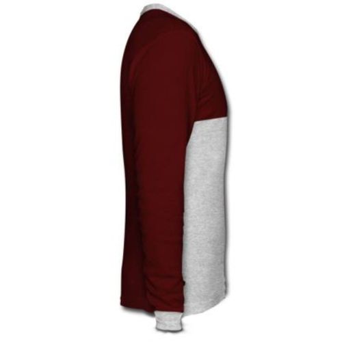 product_image_name-Danami-Long Sleeve T-Shirt - Wine & Grey-2