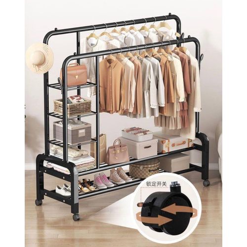 Generic 2 In 1 Multipurpose Cloth & Storage Rack - 68kg - image 3