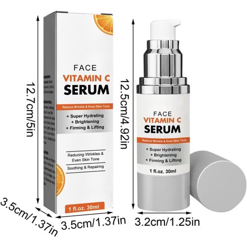 product_image_name-SADOER-Facial Vitamin C Serum Anti-Aging Face Serum For Women Hyaluronic Acid And Vitamin C - Anti Aging Serum For Dark Spots Fine Lines Wrinkles Age Spots-4