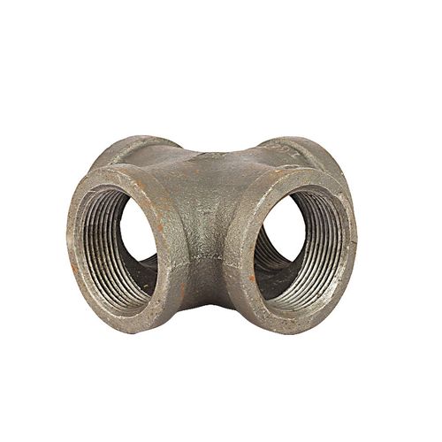 product_image_name-Generic-Malleable Iron Fitting Cross Black-3