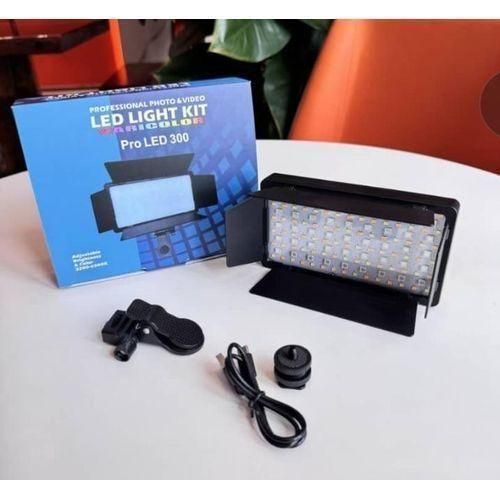 Generic Mini Pro LED 300 - Professional Photo & Video LED Light Kit