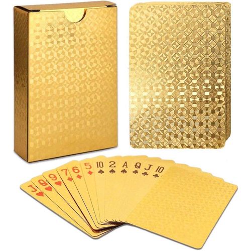 product_image_name-Generic-Gold foil playing cards, plastic playing cards, recreational card games-3