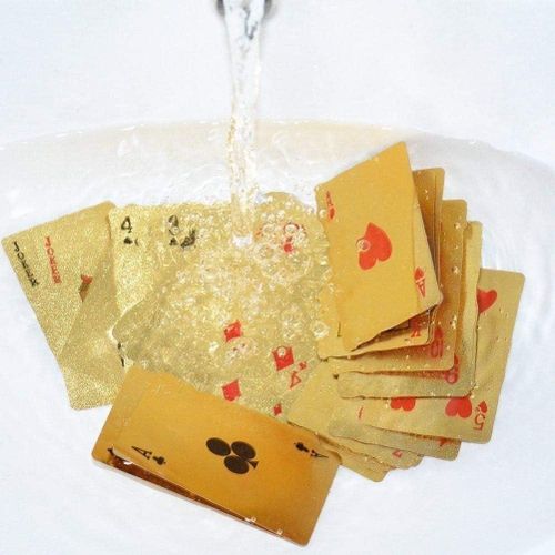 product_image_name-Generic-Gold foil playing cards, plastic playing cards, recreational card games-4