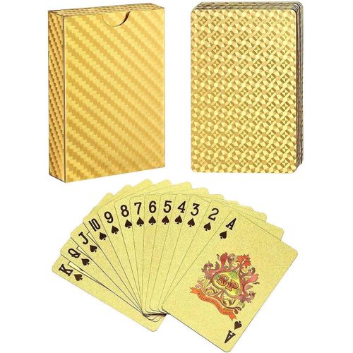 product_image_name-Generic-Gold foil playing cards, plastic playing cards, recreational card games-7