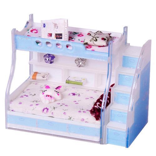 Fashion 1 12 Mini Toy Double Bunk Bed Dollhouse Bedroom Furniture Jumia Nigeria