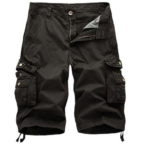 Generic 8 Colors PlUS Size 29 48 Summer Loose Cargo Shorts Men Summer Short Pants Homme Cargo Shorts NO BELTDark Grey Jumia Nigeria