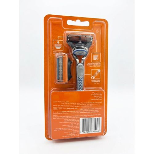 Gillette Fusion 5 Men's Razor + 2 Razor Blade Refills - image 2