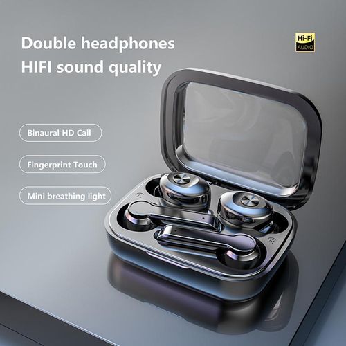 Generic Oraimo Modern XG-15 AI TWS Wireless Bluetooth Earbuds with LED Power Display Charging Case - image 2