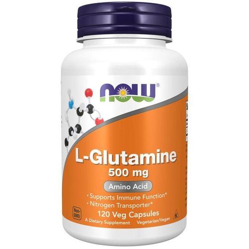product_image_name-Now-Foods L-Glutamine 500 mg x120Veg Capsules-1