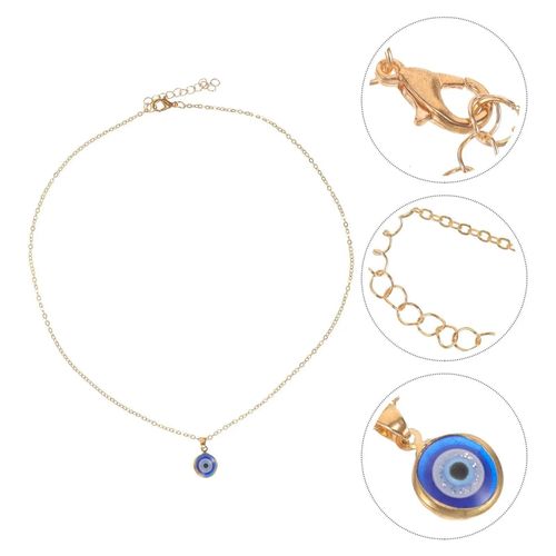 product_image_name-GALUIN-Women's Layered Evil Eye Necklace Set - Gold-plated pearl fashion jewelry, suitable for parties and everyday wear.-2