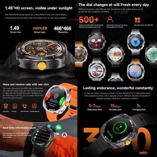 product_image_name-Generic-2025 Galaxy Watch Ultra 7 Smart Watch 500mAh GPS Track Watch IP68 AMOLED 5.3 BT Call Sports Smartwatch-5
