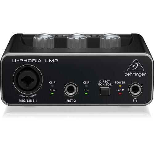 product_image_name-Behringer-U-PHORIA UM2 2x2 USB Audio Interface With XENYX Mic Preamplifier-1
