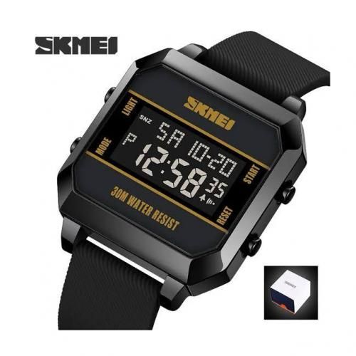 Skmei DIGITAL LEDLIGHT DATE AND DAY INDICATOR  WATCH *